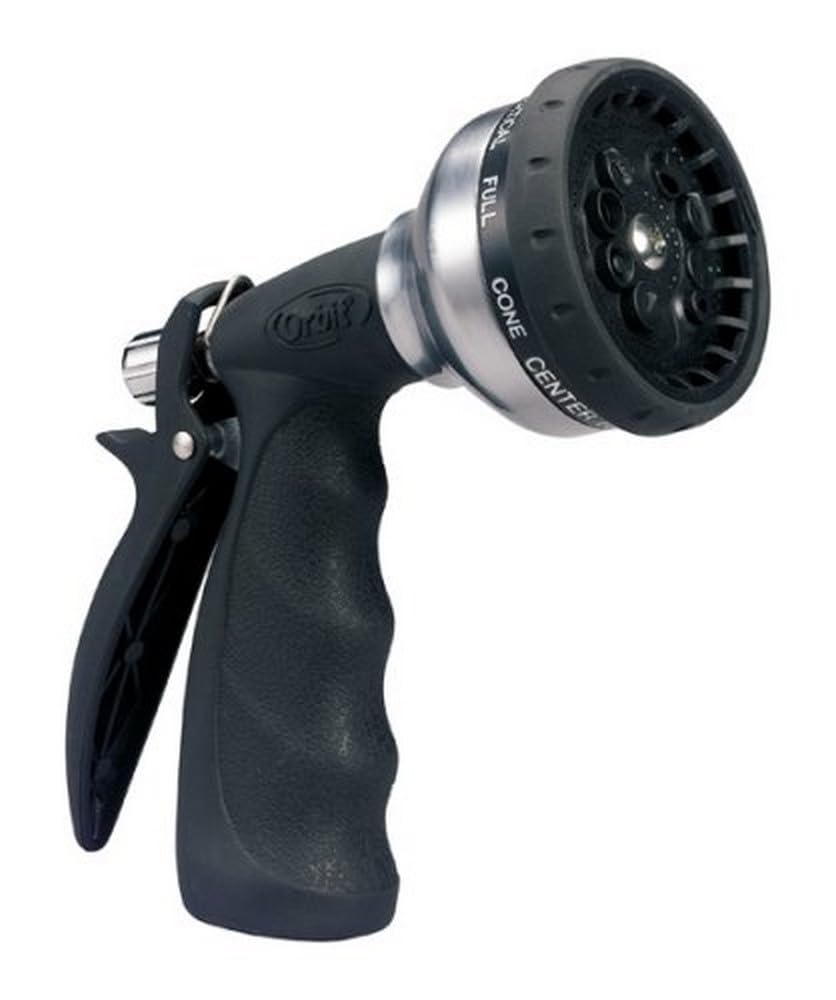 Orbit Ultralight 10-Pattern Turret Pistol Hose Nozzle, 58339