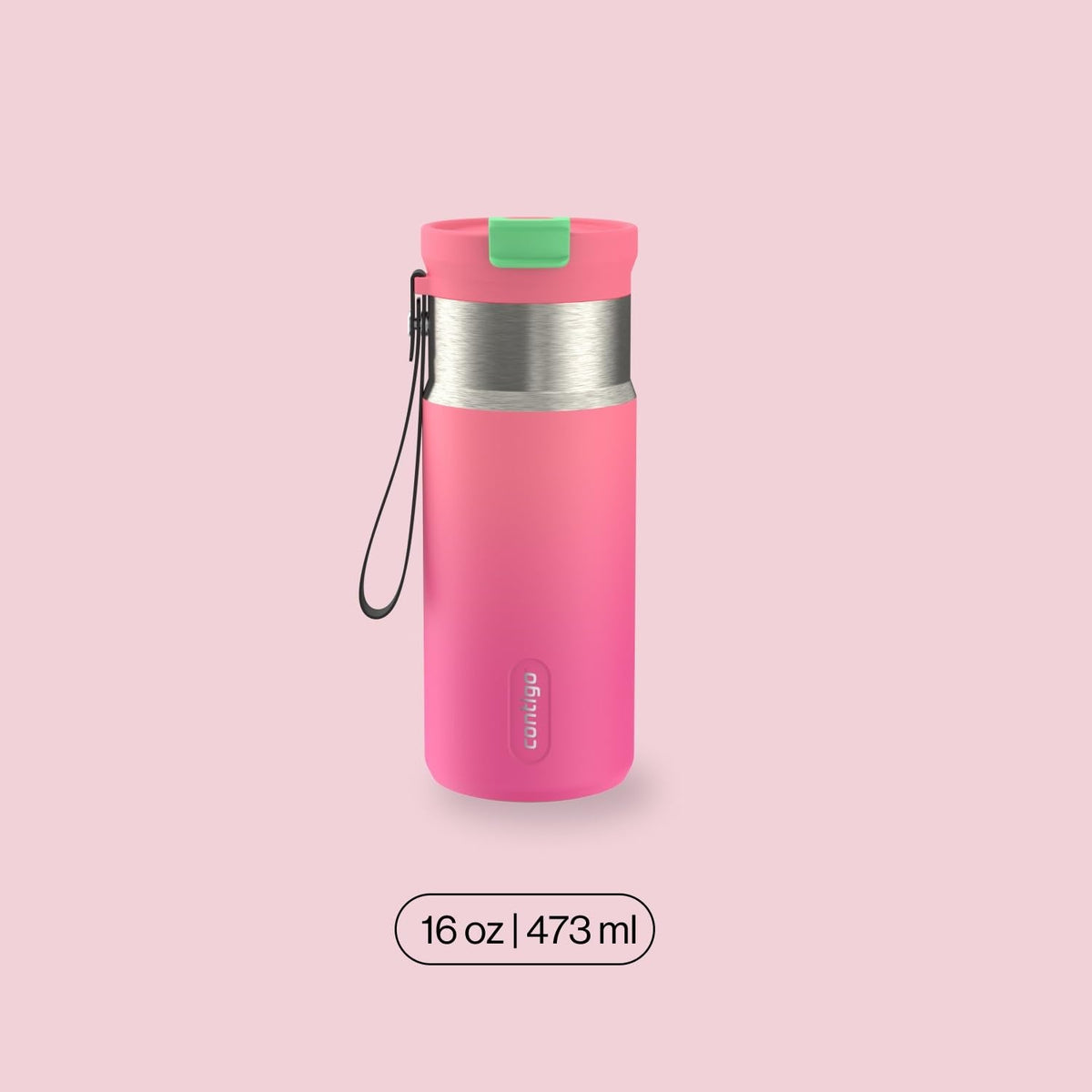 Contigo DualSip Compact Water Bottle, 16oz