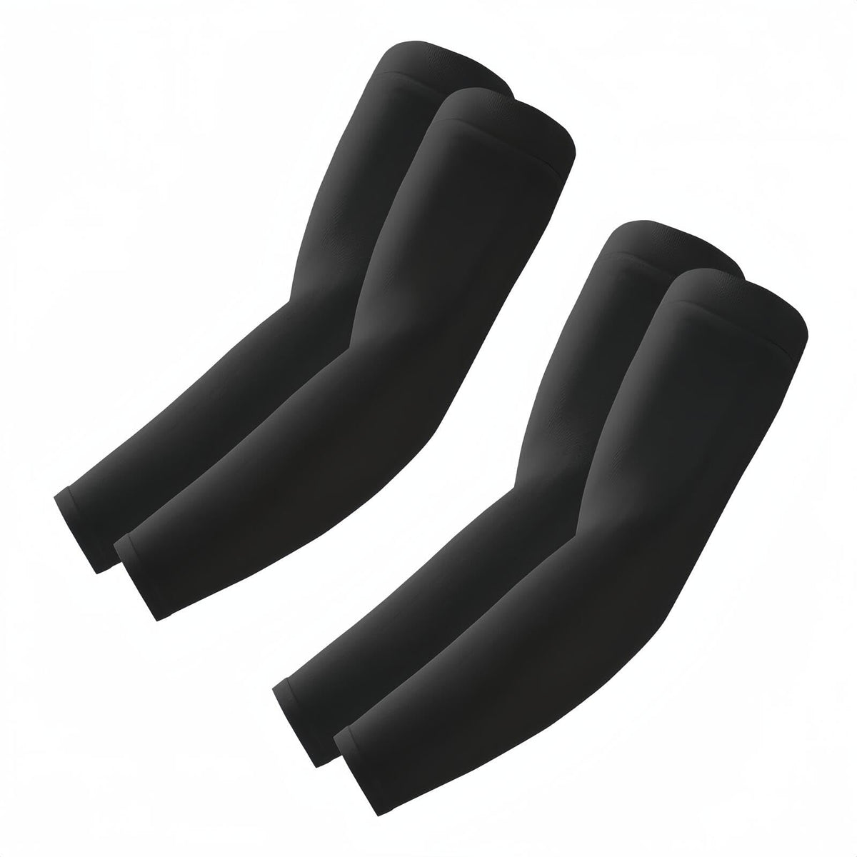 ROXUN Cooling UV Arm Sleeves, Black (2 Pairs)