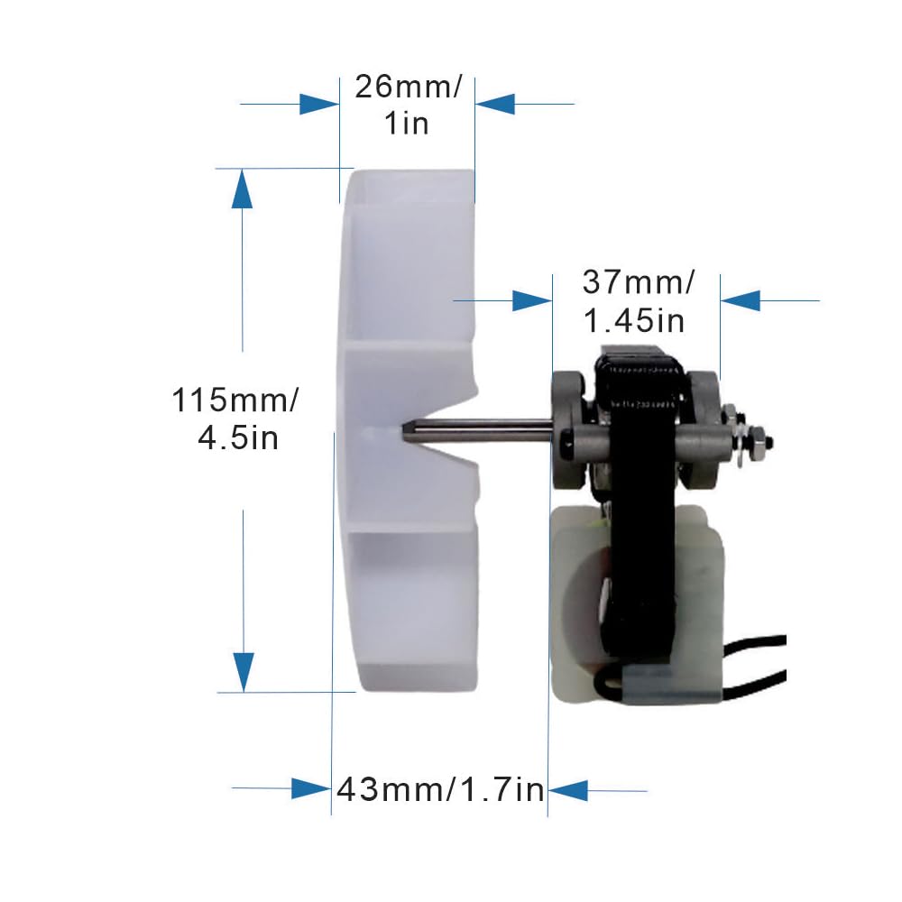 SM550 Universal Bathroom Vent Fan Motor Replacement Kit, 50 CFM