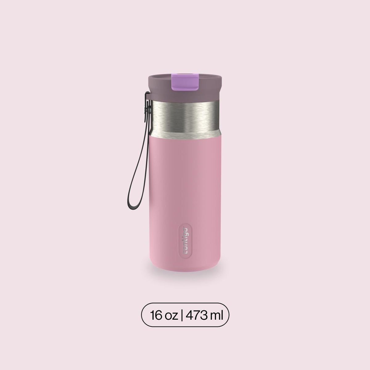 Contigo DualSip Compact Water Bottle, 16oz