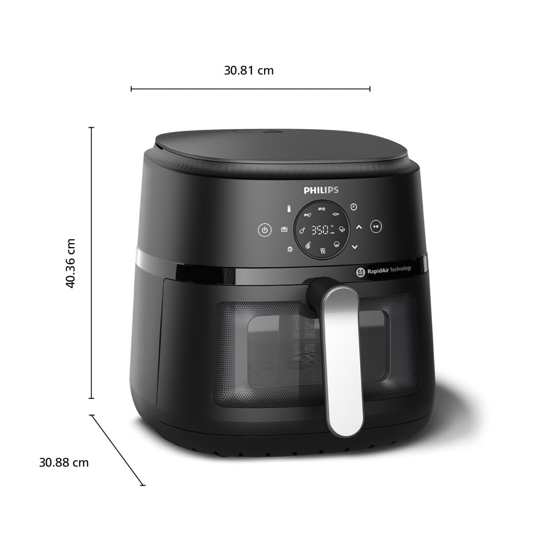 Philips Air Fryer 2000 Series, 6.2L, Black, NA231/00