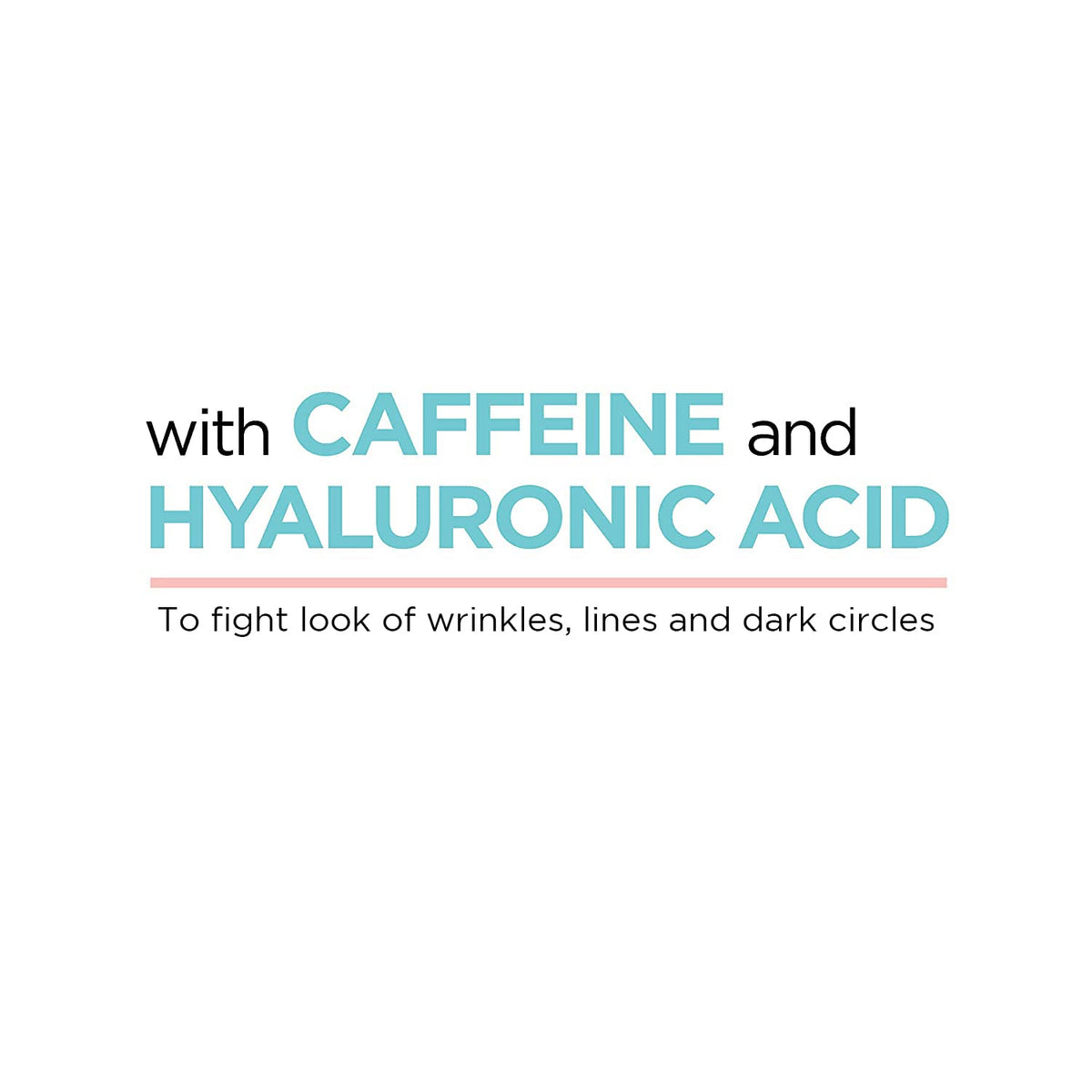 L'Oréal Paris Caffeine Eye Cream with Hyaluronic Acid, 15 ml