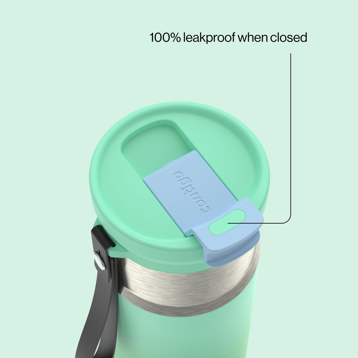 Contigo DualSip Compact Water Bottle, 16oz