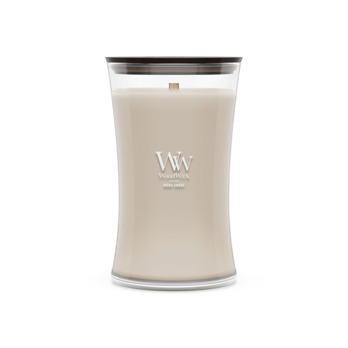 WoodWick Hourglass Scented Candle, Wood Smoke, 21.5 oz