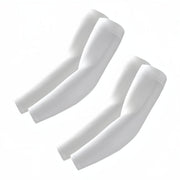 ROXUN Cooling UV Arm Sleeves, White (2 Pairs)