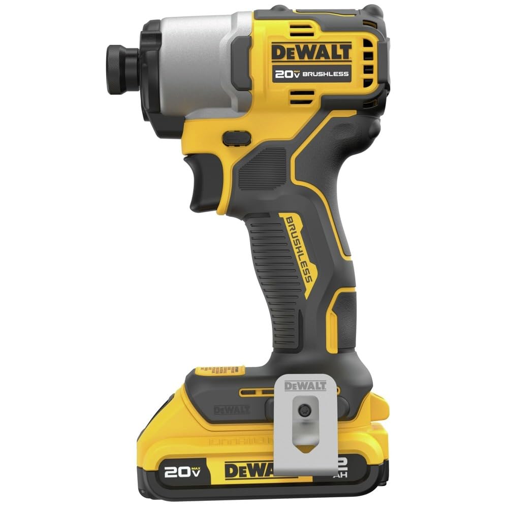 DEWALT 20V MAX Brushless Cordless Impact Driver, 1/4-In (DCF840D1)