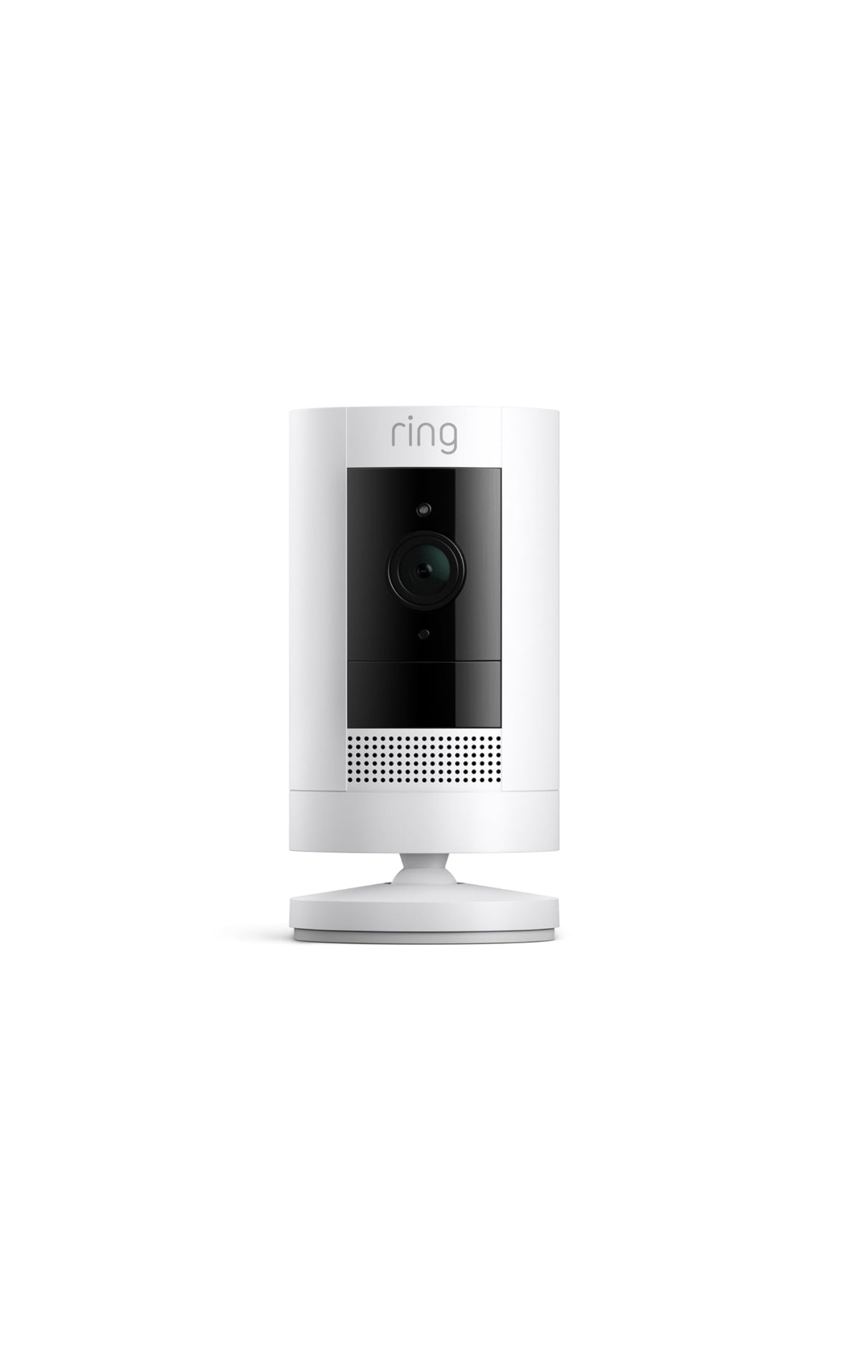 Ring Outdoor Cam (Stick Up Cam), Battery, White