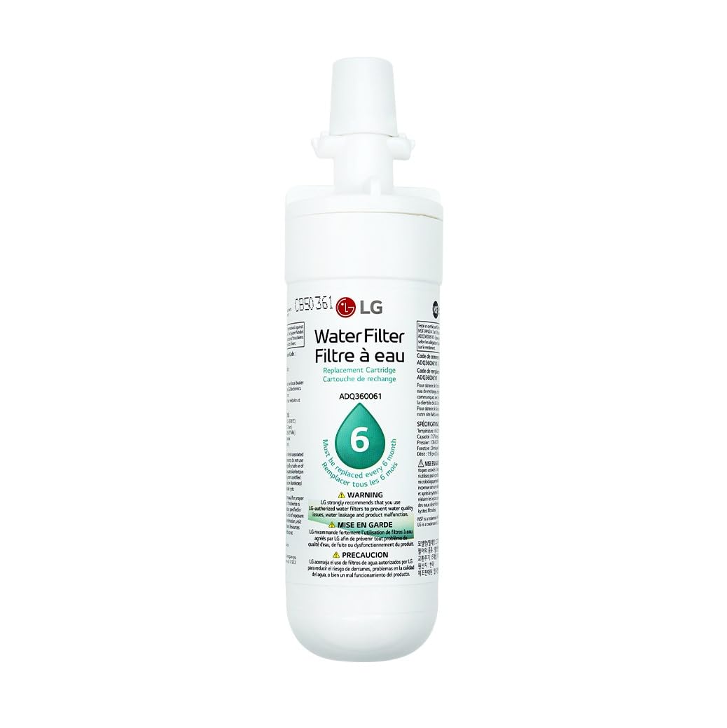 LG LT700P Replacement Refrigerator Water Filter, White, 1 Pack