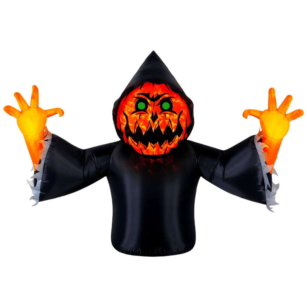 Occasions 7 Foot Inflatable Pumpkin Reaper with Swirling Lights