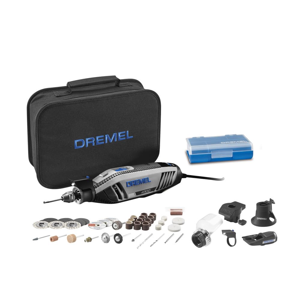Dremel 4300-5/40 High Performance Rotary Tool Kit with LED Light