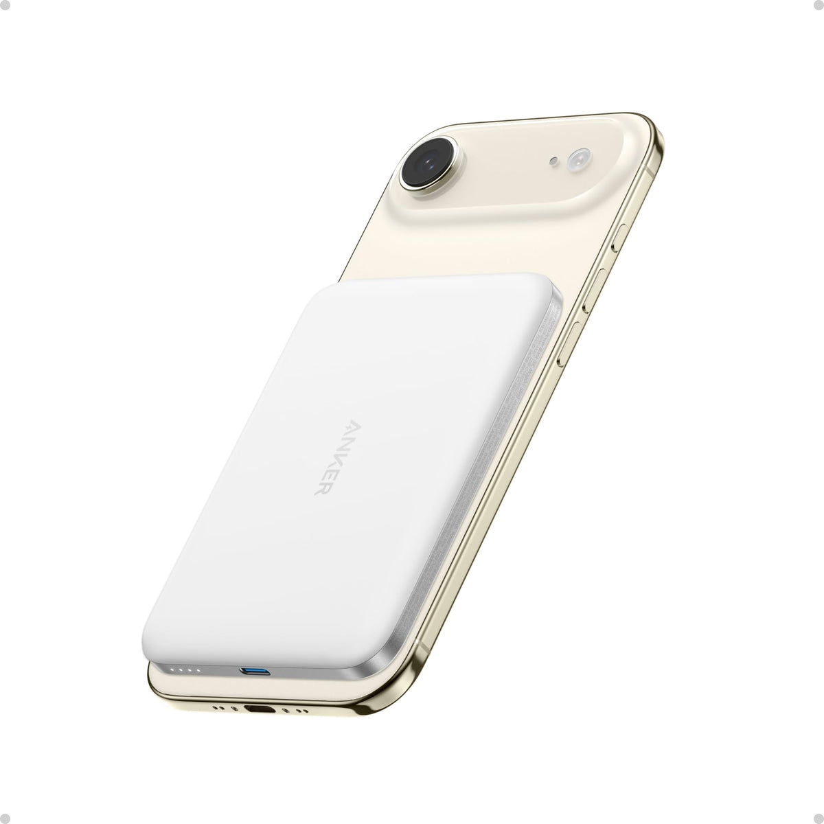 Anker Nano Power Bank, 5,000mAh Magnetic Qi2 15W, for iPhone 12-17
