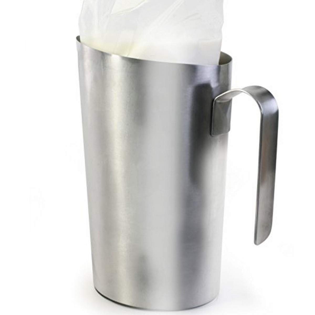 Danesco 9345644SS Stainless Steel Milk Bag Holder, Silver