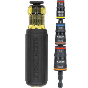 Klein Tools 32910 Impact Driver with 7-in-1 SAE Impact Socket Set