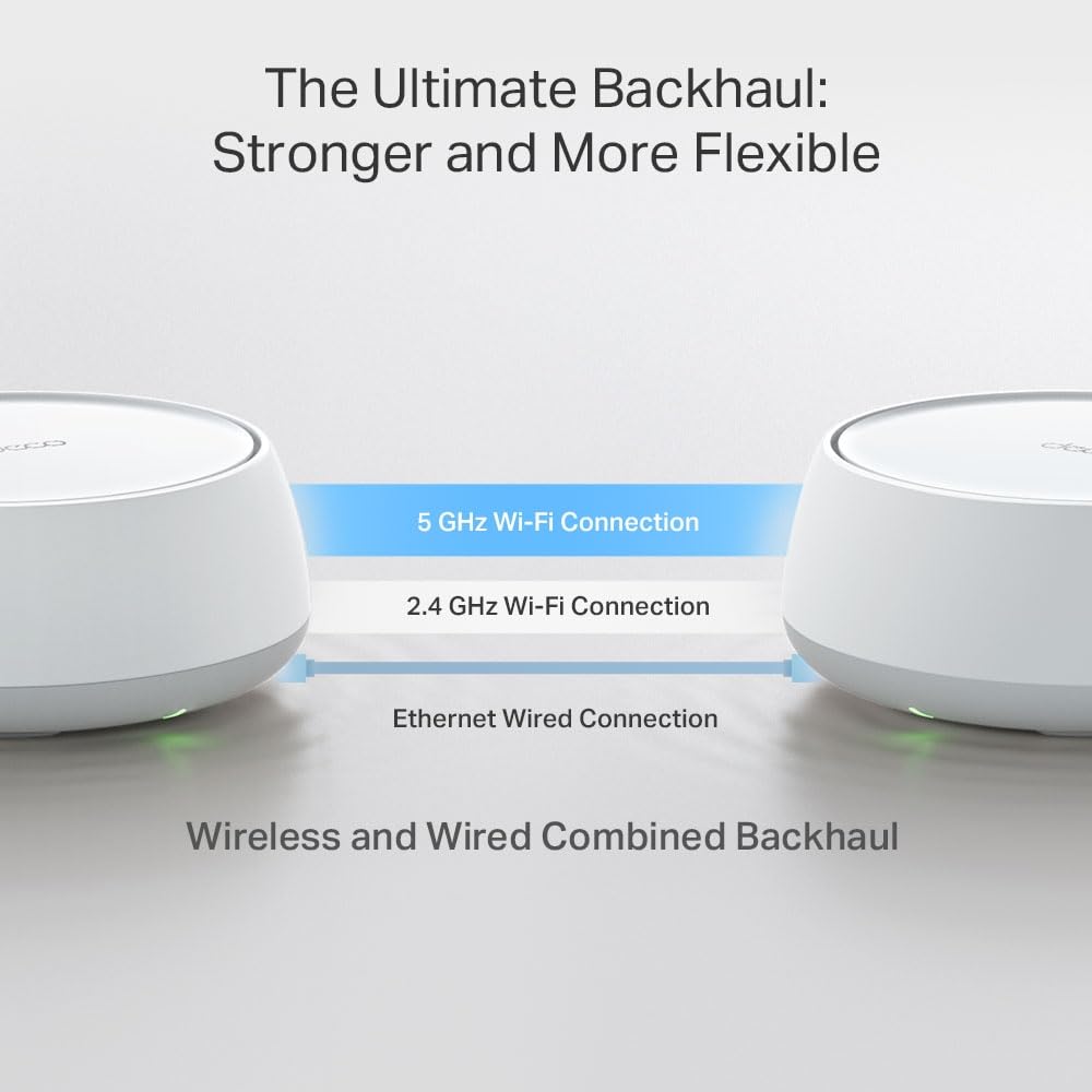 TP-Link Deco 7 BE25 BE5000 WiFi 7 Mesh System, 3-Pack