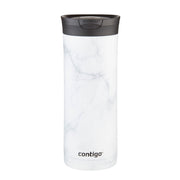 Contigo Huron 2.0 Couture Steel Travel Tumbler, White Marble, 20 oz