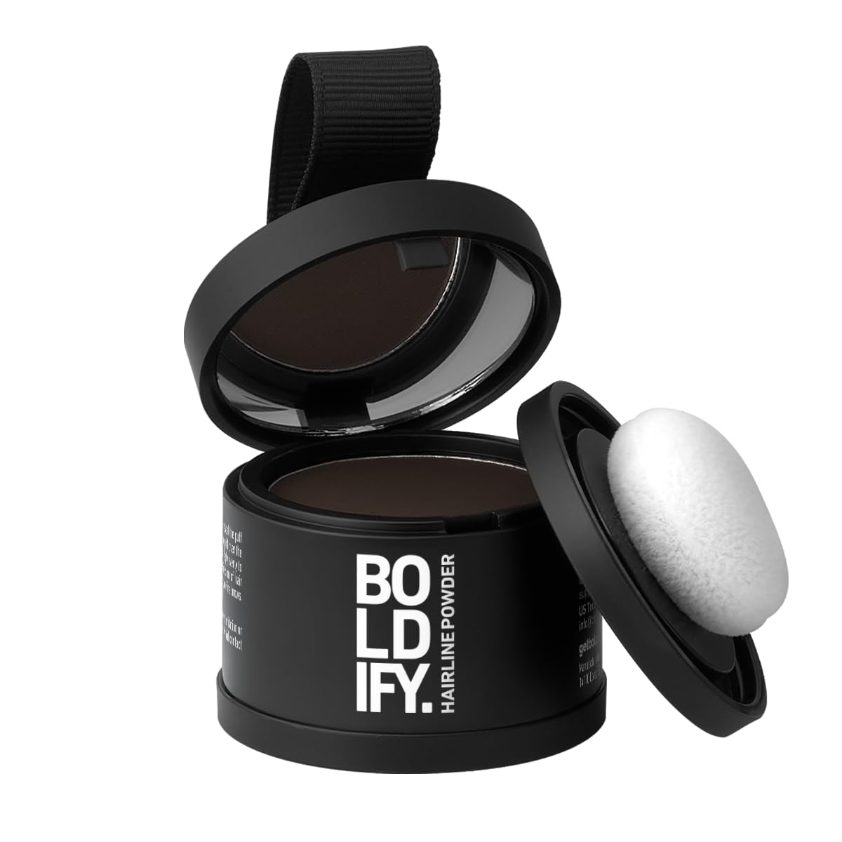BOLDIFY Hairline Powder Root Touch-Up, Dark Brown