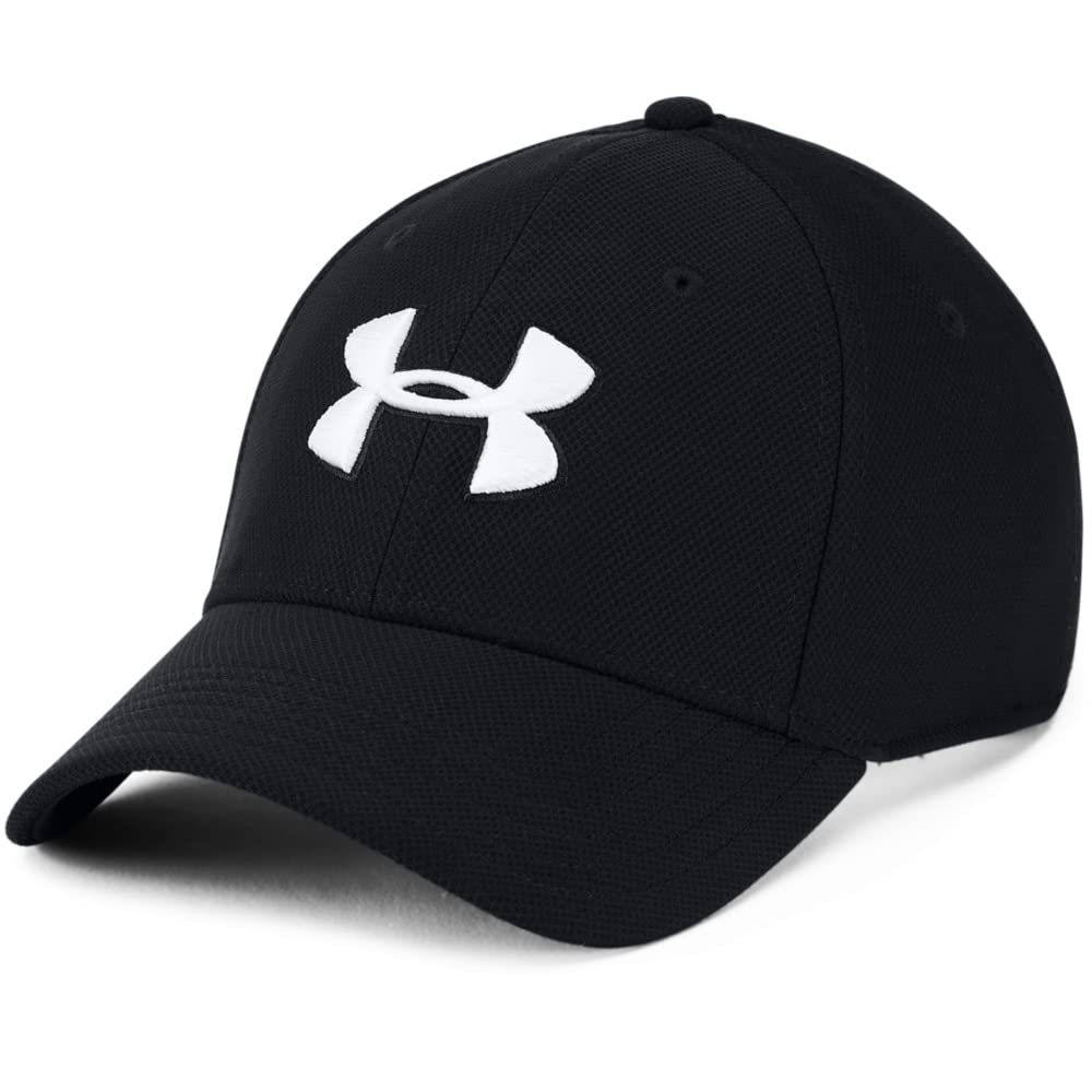 Under Armour Men's Blitzing 3.0 Cap, Black/White, Small/Medium