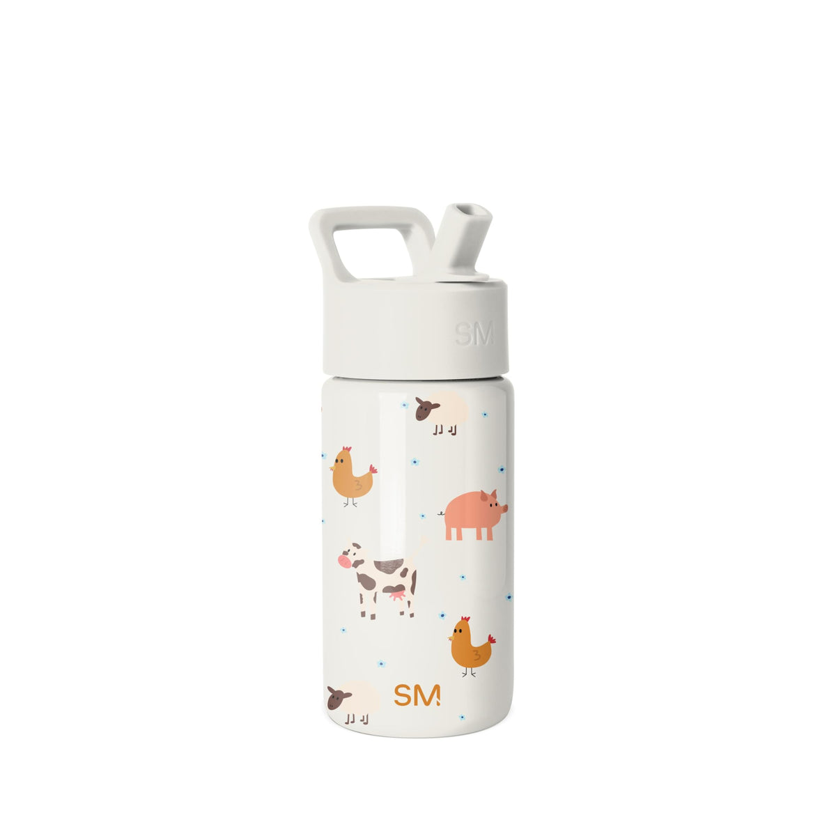 Simple Modern Kids Water Bottle and Toddler Cup, 14oz, Farm Animals