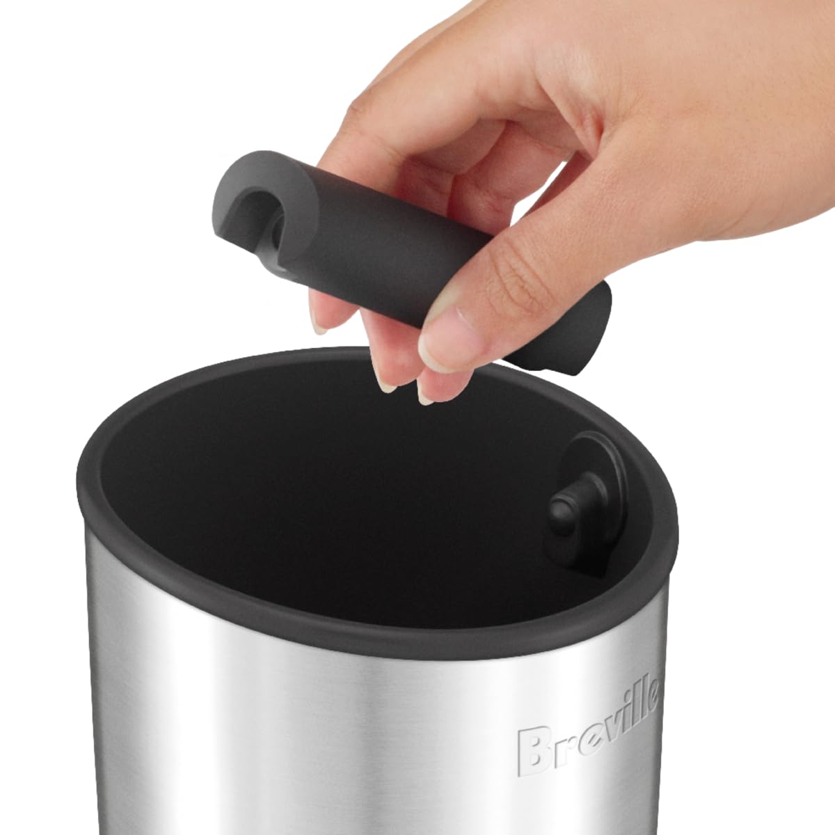 Breville Knock Box 10, Brushed Stainless Steel