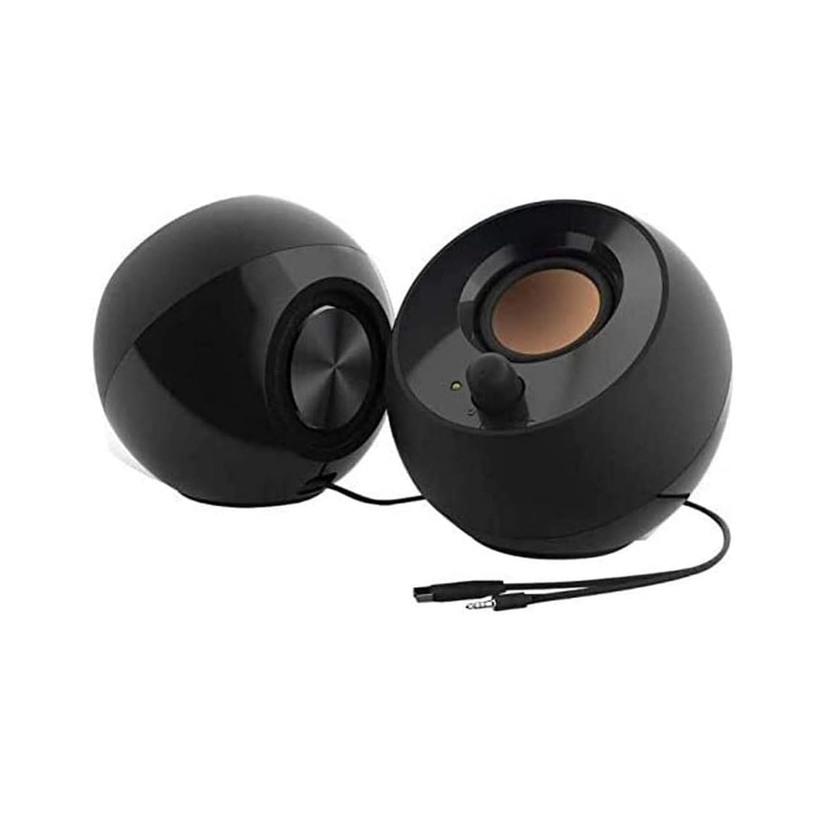 Creative Pebble 2.0 USB-Powered Desktop Speakers, Black