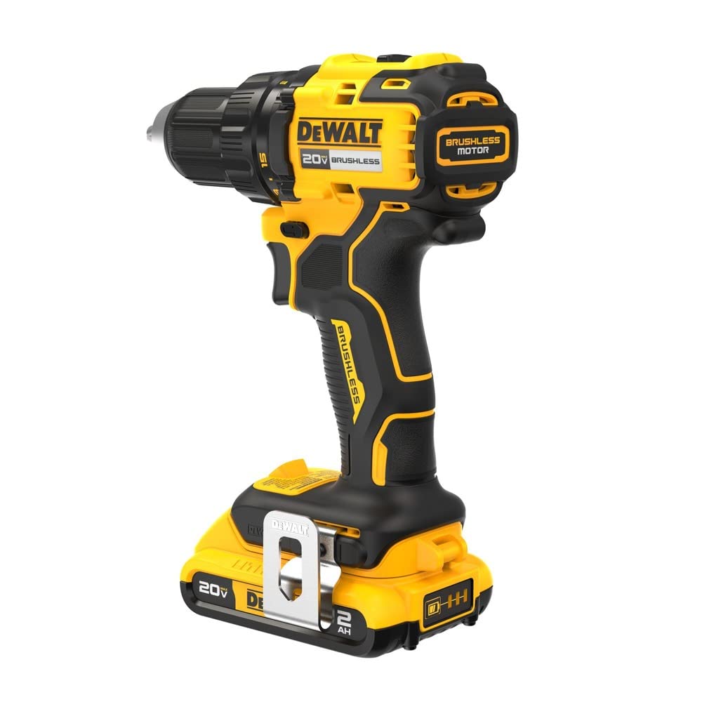 DEWALT 20V MAX Brushless 1/2" Compact Drill Driver Kit (DCD793D1)