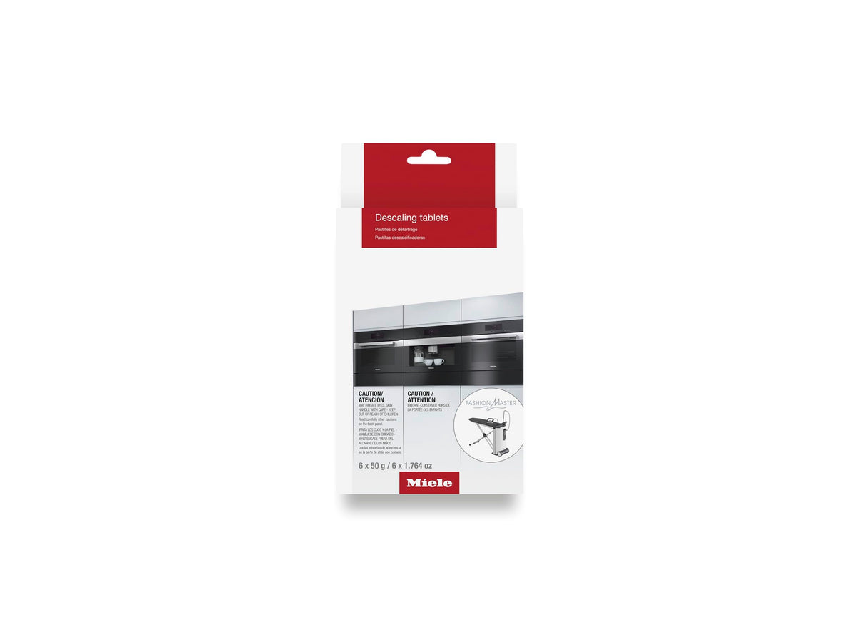 Miele Descaling Tablets for Coffee Machines, Pack of 6, 11201170