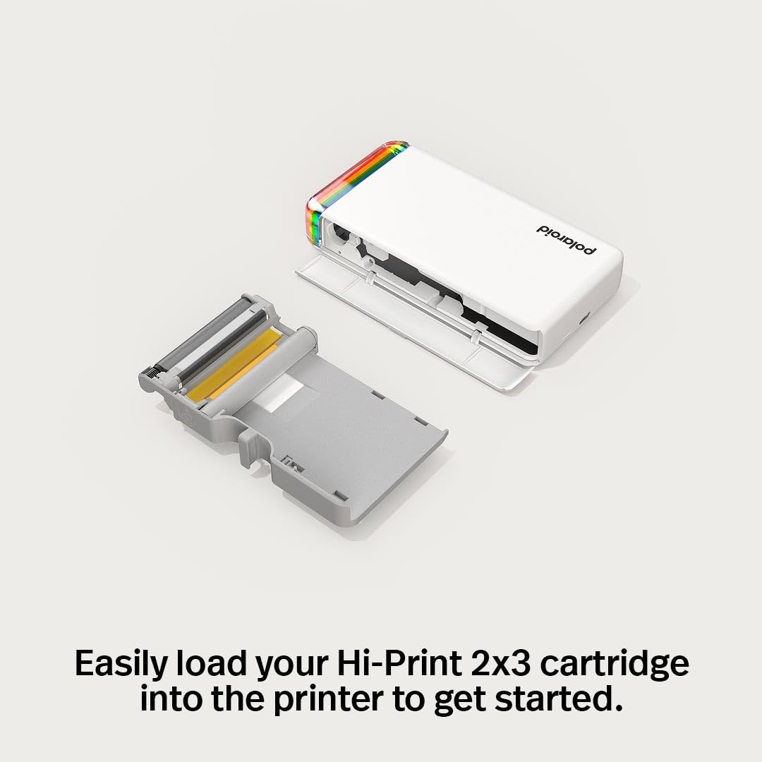Polaroid Hi-Print 2x3 Photo Paper Cartridge, 20 Photos, 6355