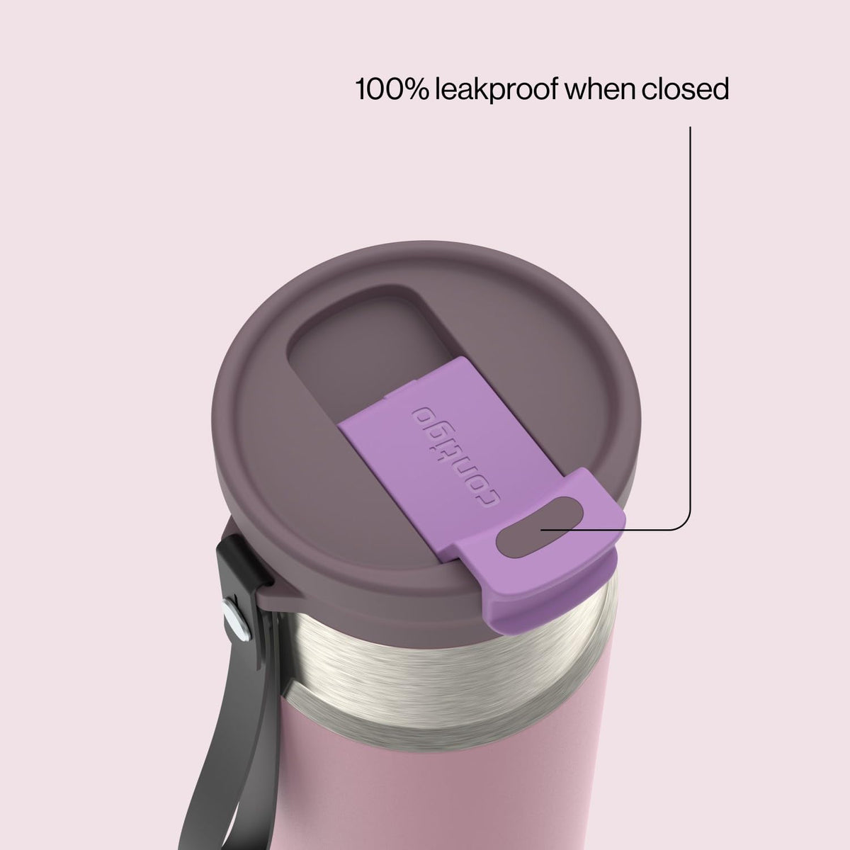 Contigo DualSip Compact Water Bottle, 16oz