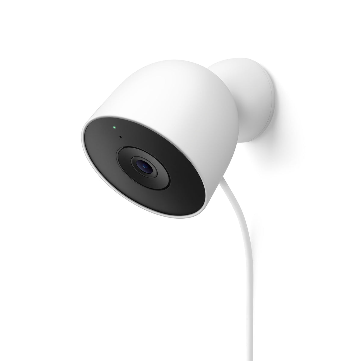 Google Nest Cam Outdoor (Wired, 2nd Gen), 2K, Snow