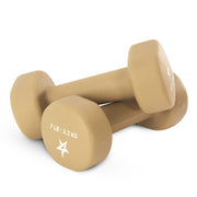 Yes4All Neoprene Dumbbells Pair, C. Gray, 7lbs