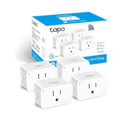 TP-Link Tapo P105 Smart Plug Mini, 15A, White, 4 Pack