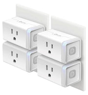 Kasa Smart Plug Mini by TP-Link HS103P4, White (4 Pack)