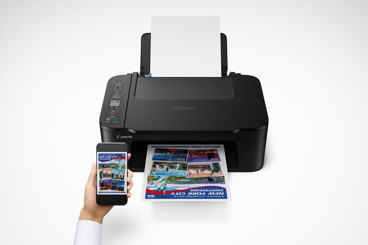 Canon PIXMA TS3720 Wireless All-in-One Printer, Black