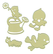 Joy! Crafts Cutting & Embossing Die -  (4pcs) Spring Birds