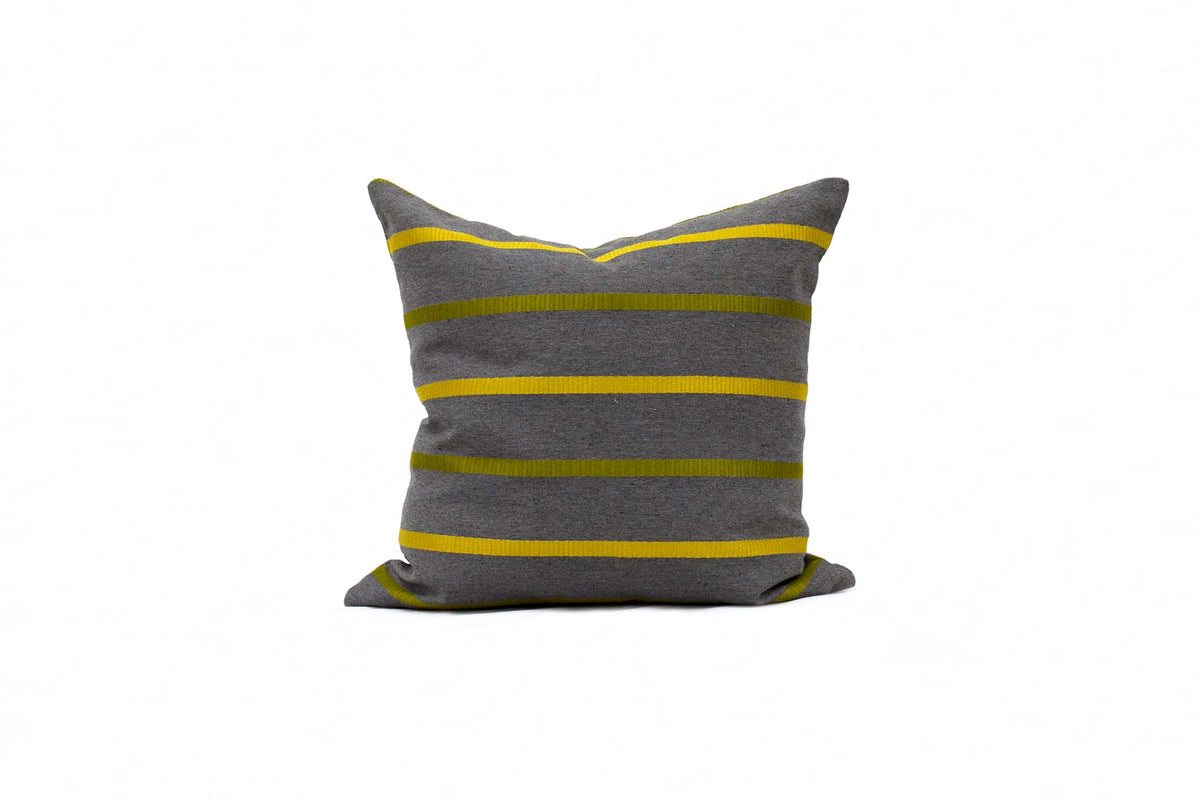 Canadian Down & Feather Carbon Stripe Cushion Cover