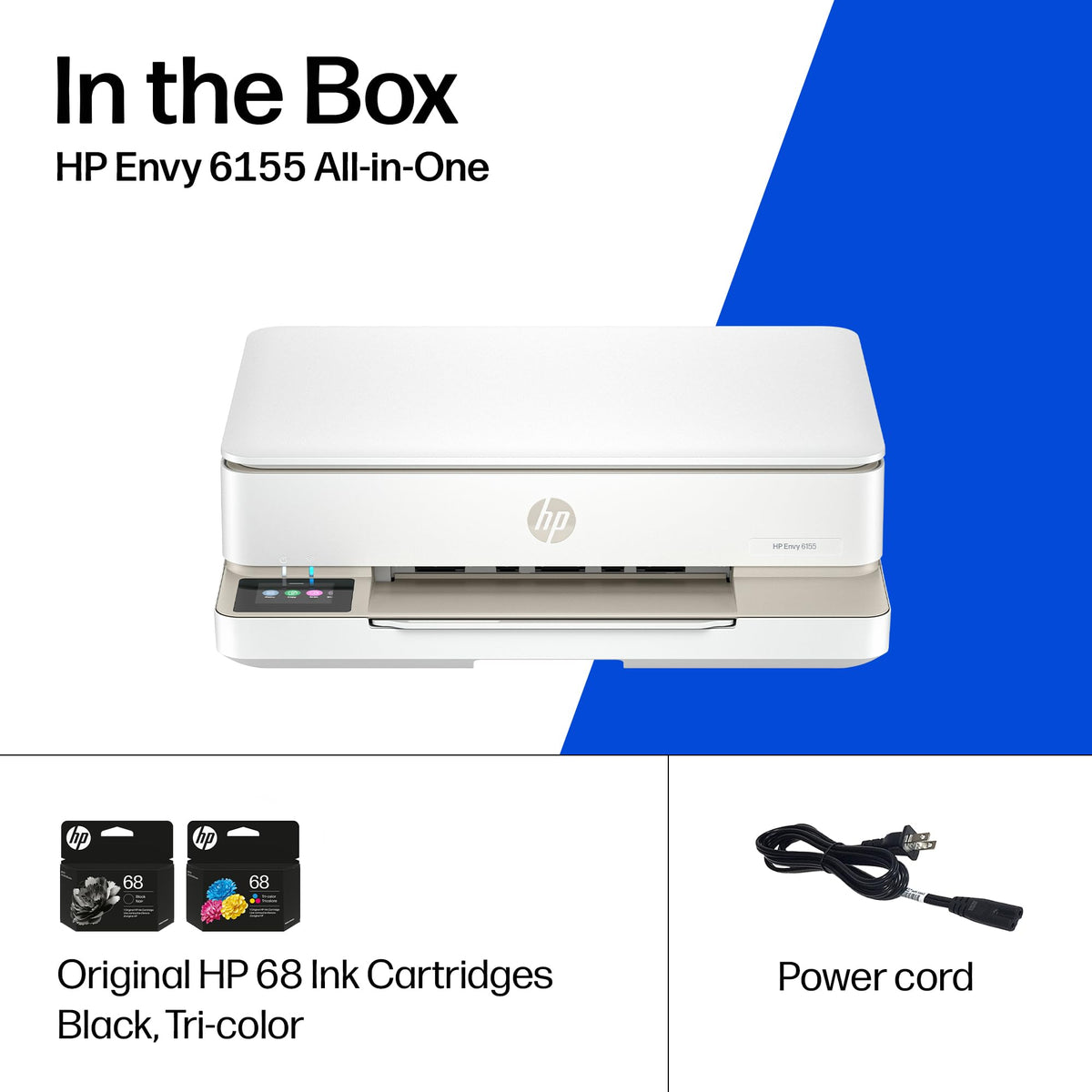 HP Envy 6155 Wireless All-in-One Inkjet Printer, C2WR7A