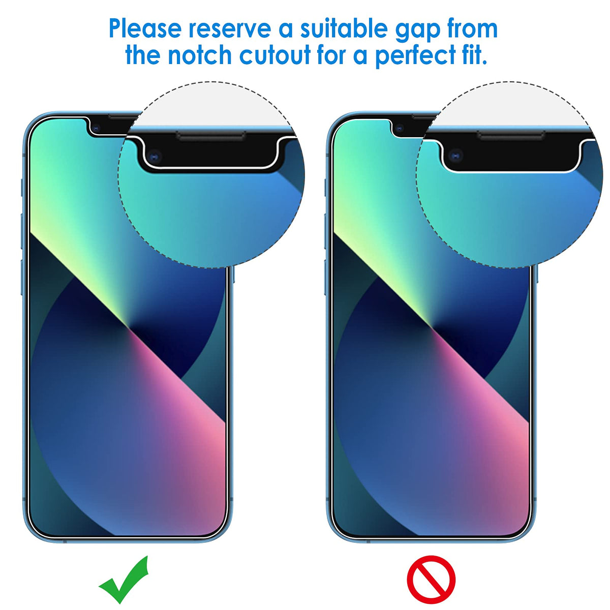 JETech Privacy Screen Protector for iPhone 16e/13, 6.1 in, 2 Pack