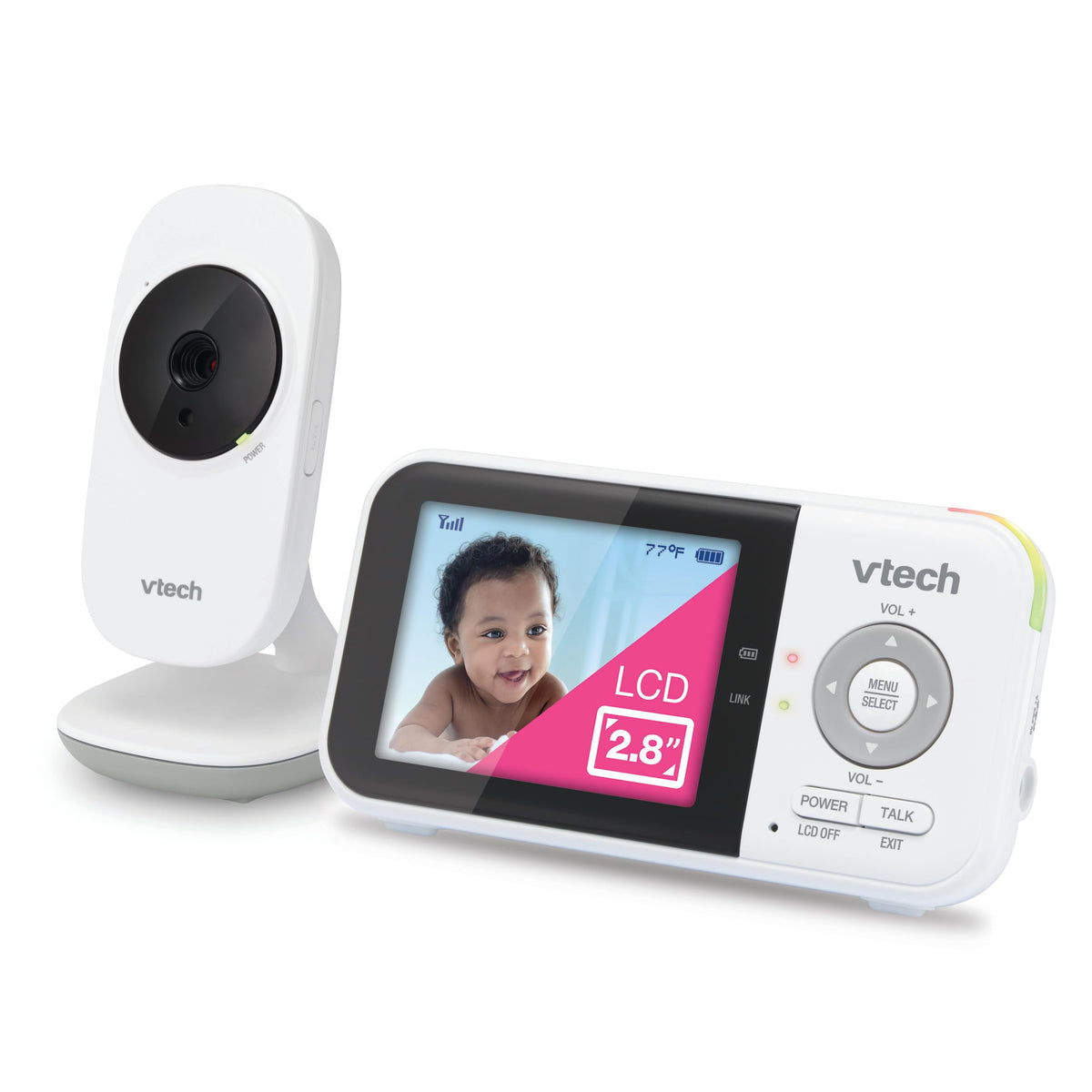 VTech VM819 Video Baby Monitor, 2.8" Screen