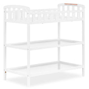 Dream On Me Emily Changing Table, White, with 1" Pad