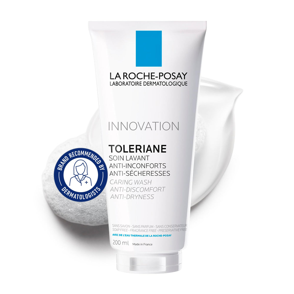 La Roche-Posay Toleriane Hydrating Cleanser with Ceramides, 200 mL