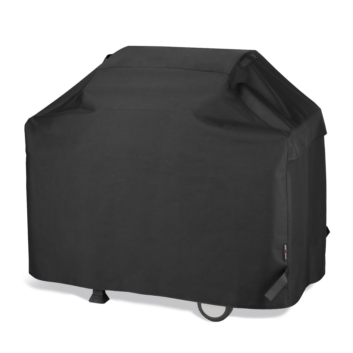 UNICOOK Heavy Duty Waterproof BBQ Cover, 55 in, Black