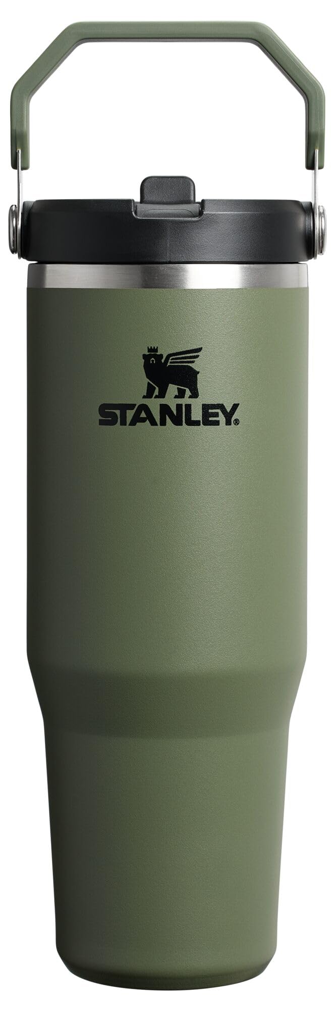 Stanley IceFlow 2.0 Flip Straw Tumbler with Handle, 30 oz, Dried Pine