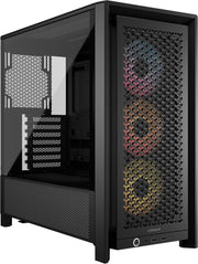 Corsair Frame 4000D RS ARGB Modular Mid-Tower ATX PC Case, Black
