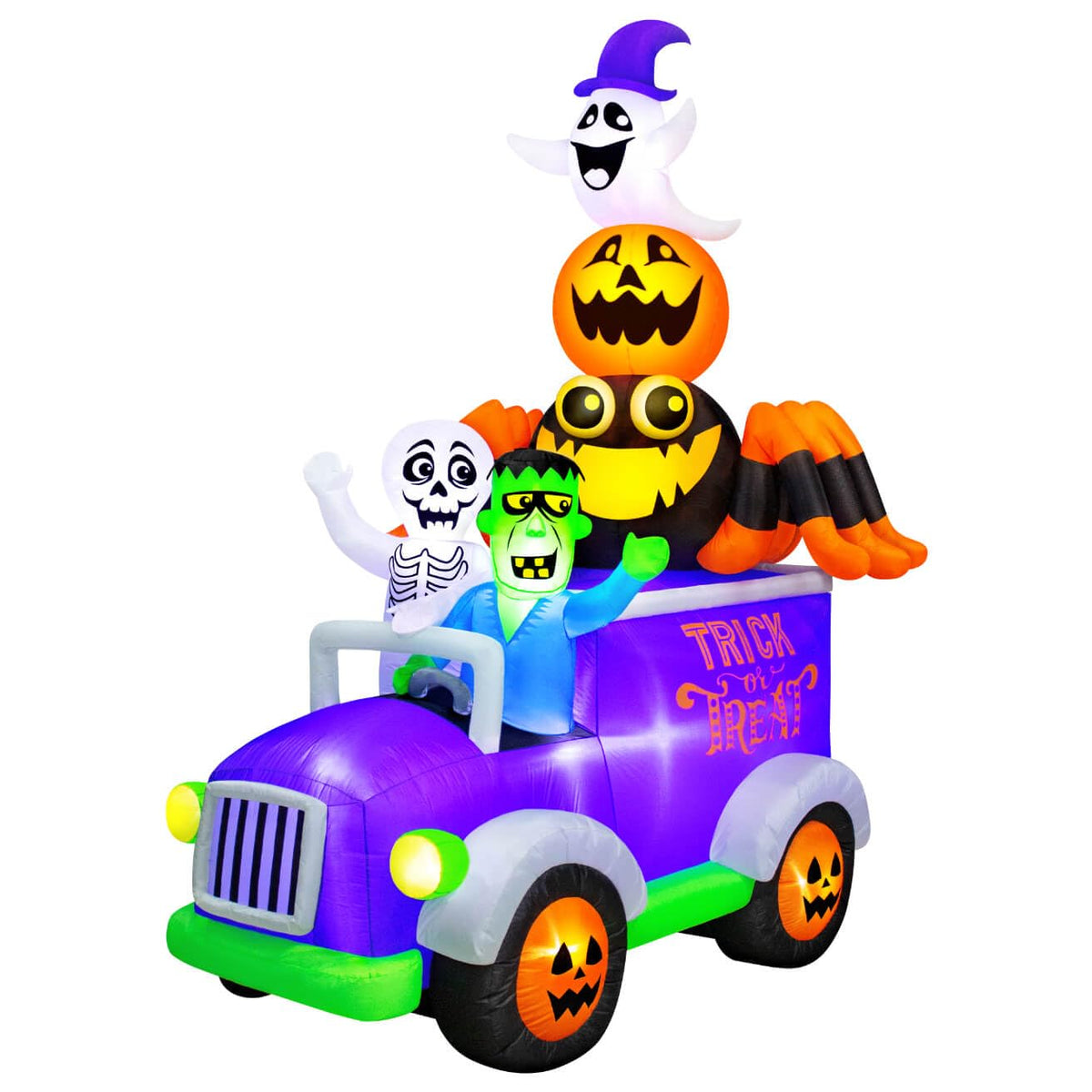 Occasions Inflatable Halloween Truck, 10.5 ft Tall