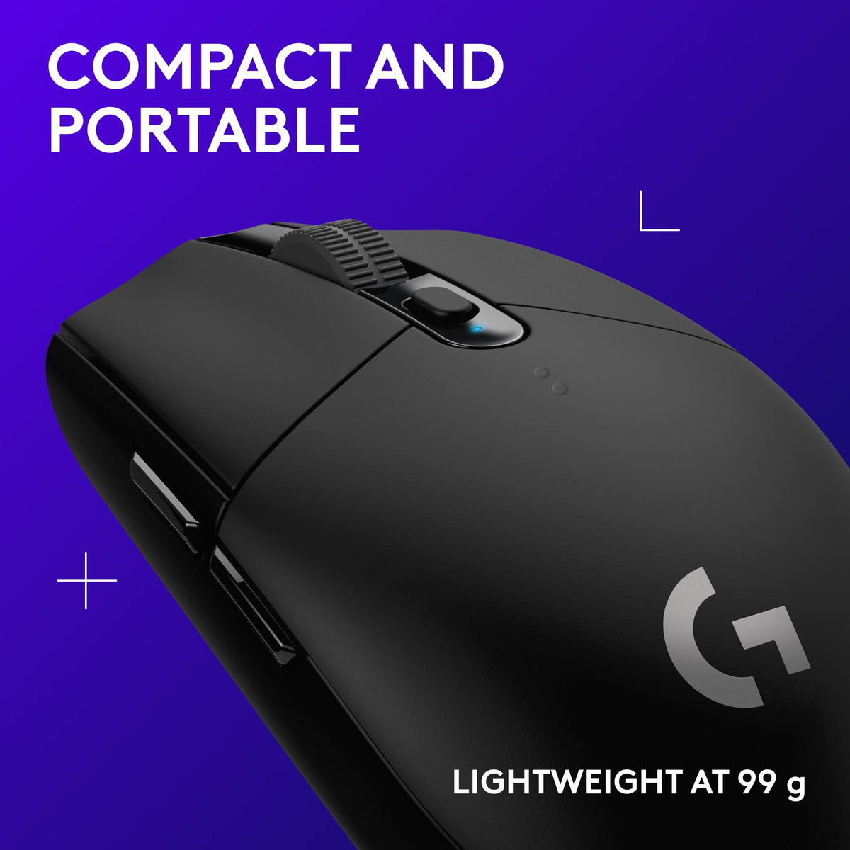 Logitech G305 Lightspeed Wireless Gaming Mouse, Black