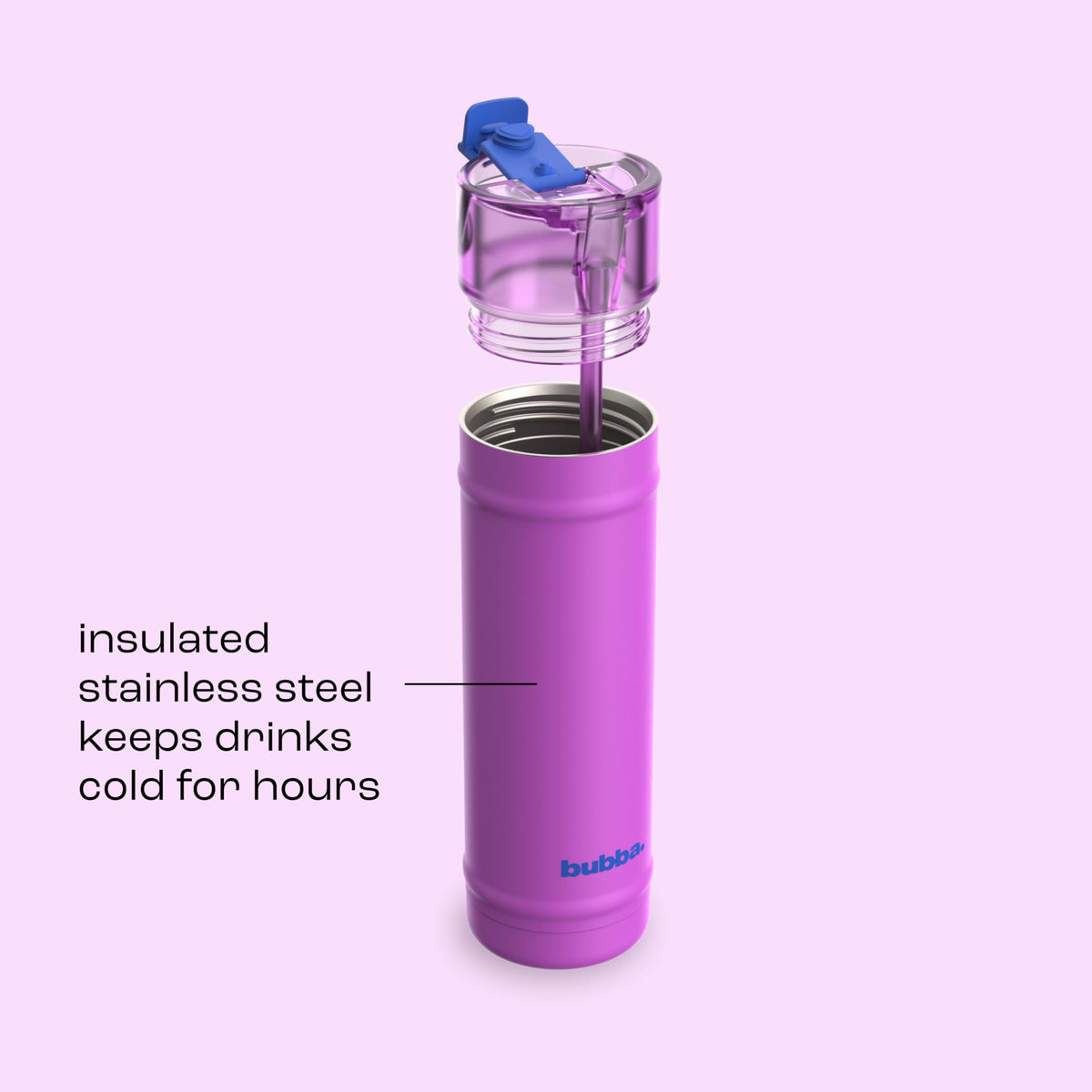 Bubba Dualsip Water Bottle With Straw, Moodbooster, 24 oz