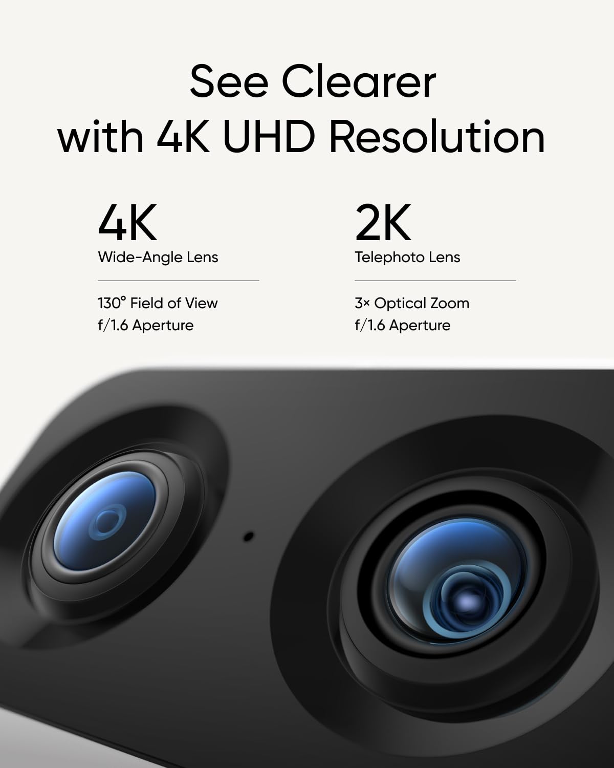 Eufy Security Indoor Cam S350, Dual Camera, 4K, 360 PTZ