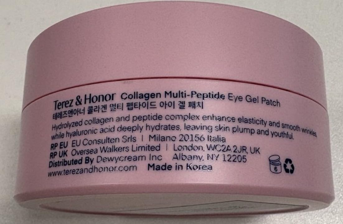 Peptide Collagen Gel Under Eye Patches, 30 Pairs