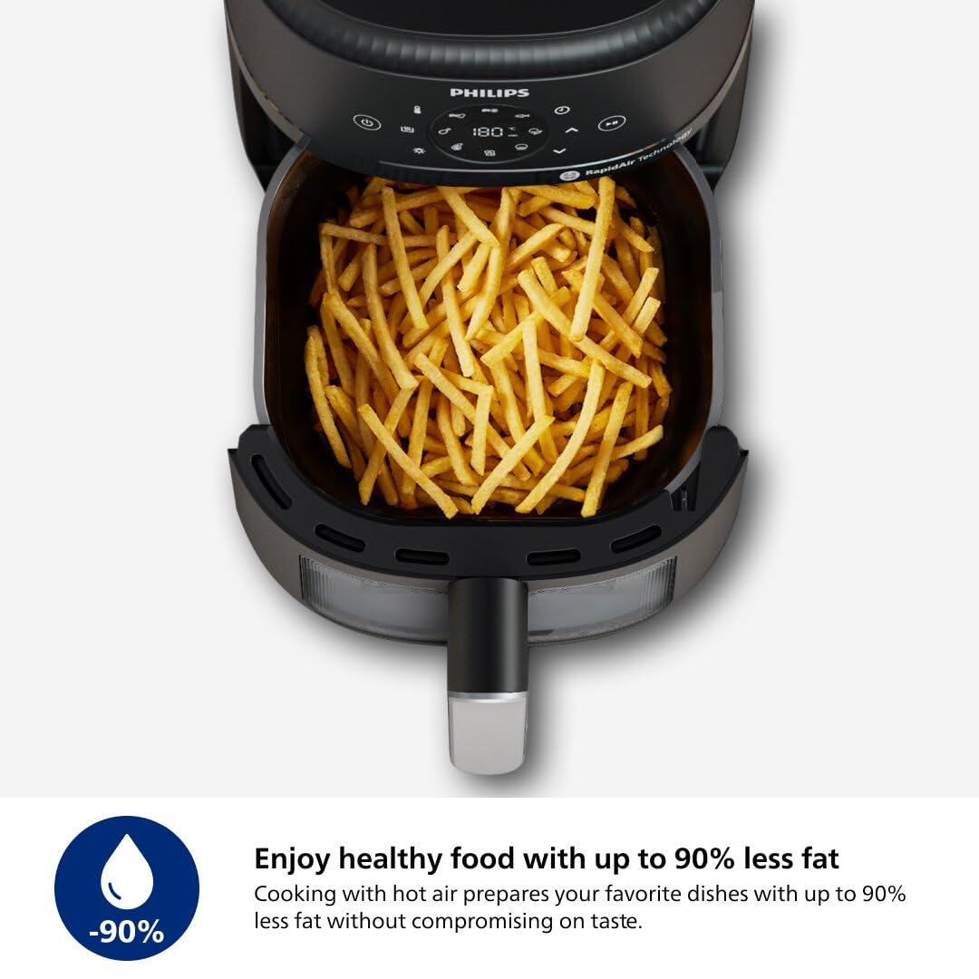 Philips Air Fryer 2000 Series, 6.2L, Black, NA231/00